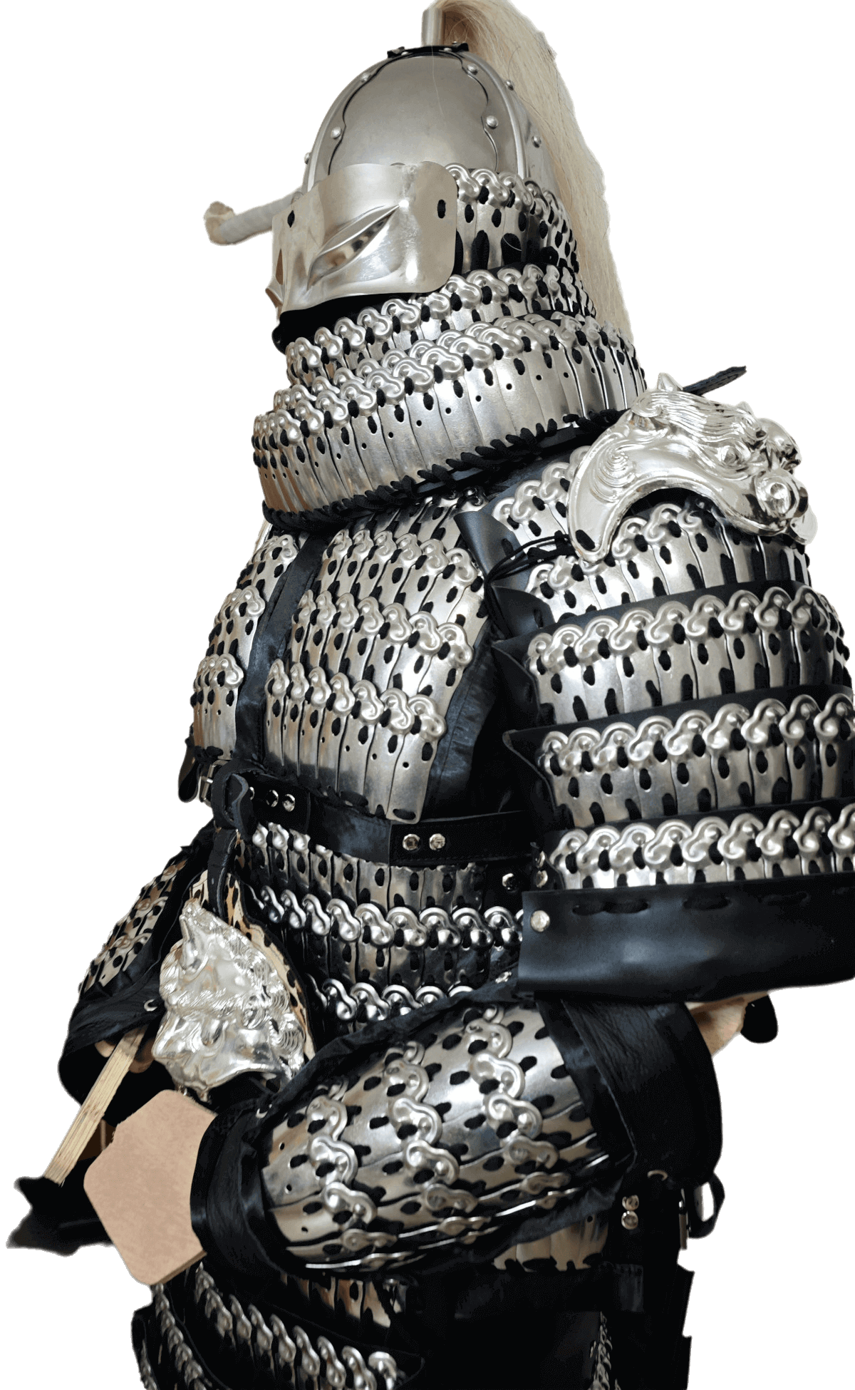 Chinese heavy infantry full-body armor set of cloud pattern lamellar armor