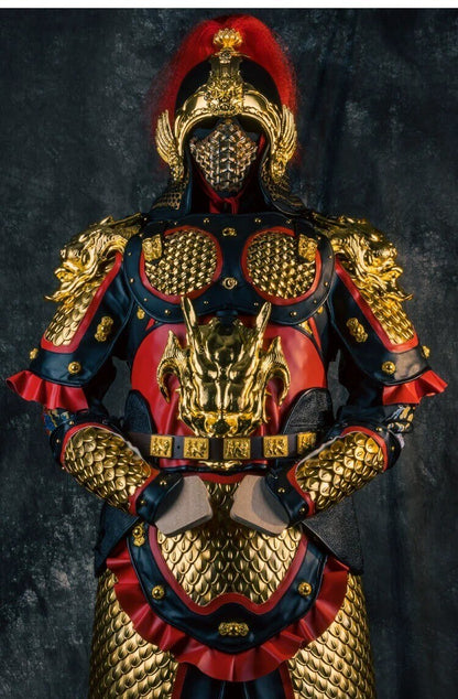 Ming Dynasty Golden War Dragon/War Soul Armor Complete Set My Store