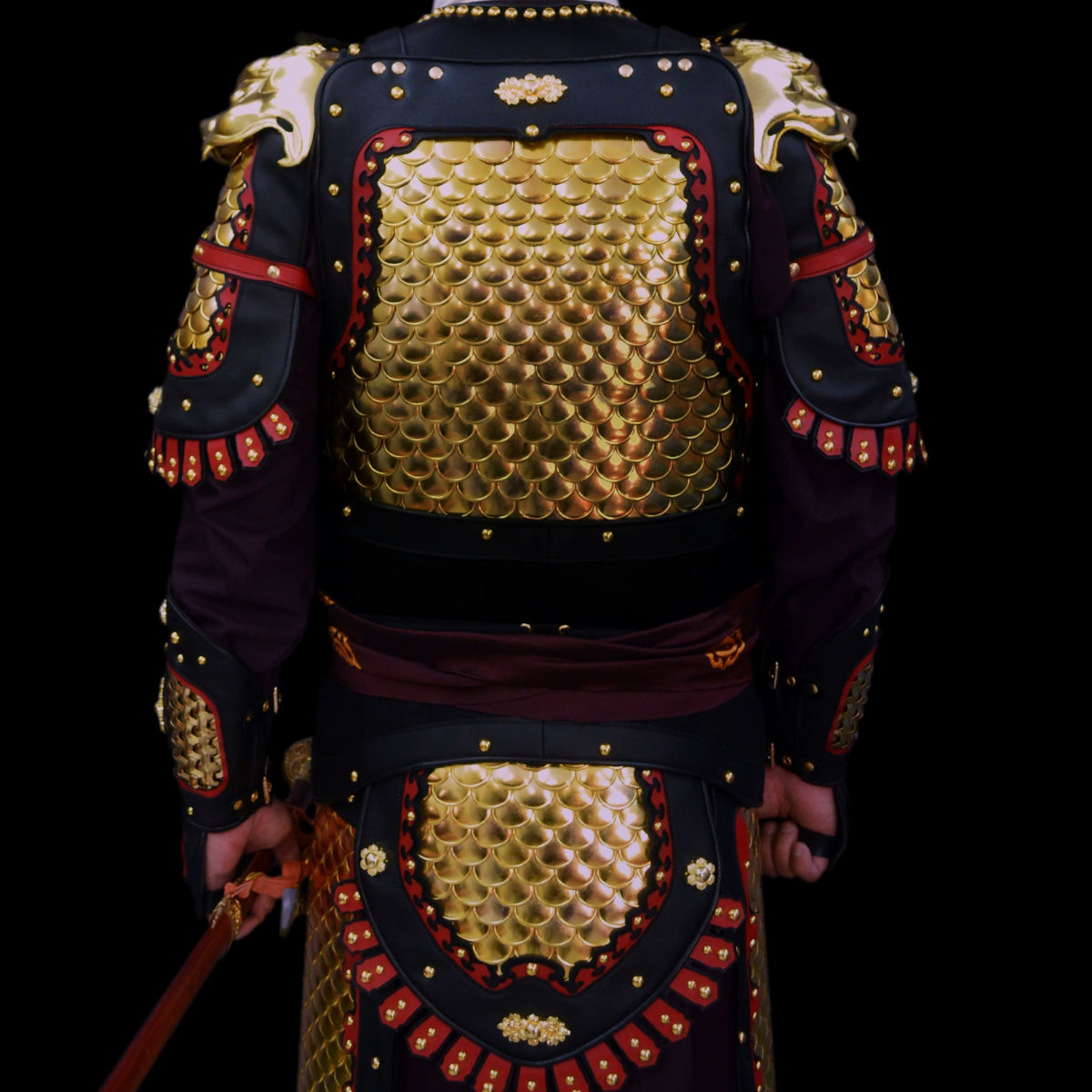 Dragon Scale General's Segemented Armor – Chinese Warrior Armor for Epic Adventures