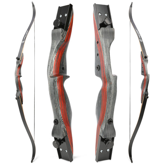 62" Recurve Bow 20-50lbs Takedown Archery Hunting Target AAA Archery&Armor