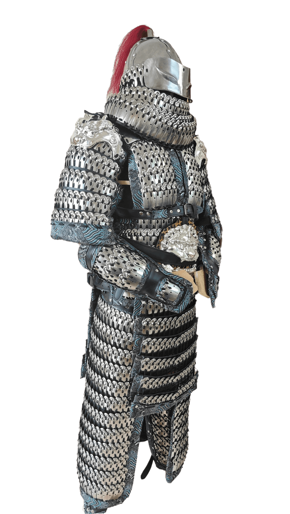 Chinese heavy infantry full-body armor set of cloud pattern lamellar armor