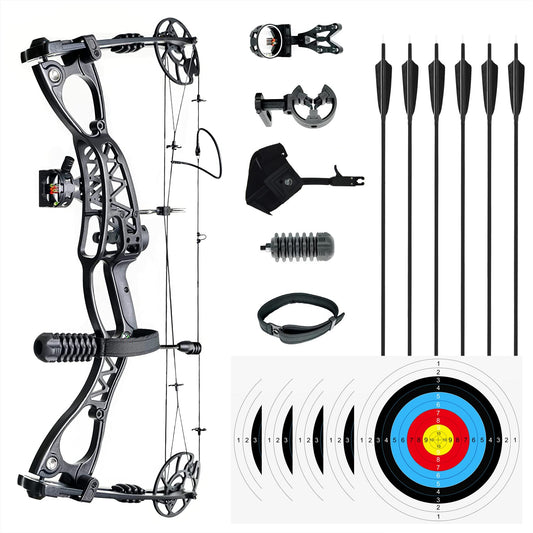 JUNXING M122 CAESAR Compound Bow for Adults Hunting AAA Archery&Armor