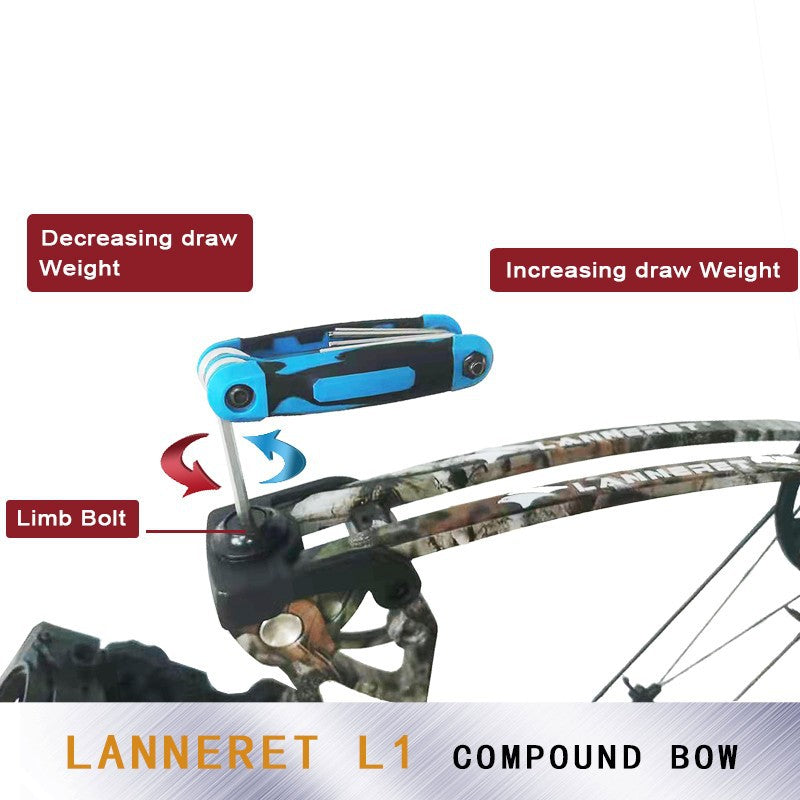 PANDARUS Pan L1 series camouflage Compound Bow for bowfishing and hunting