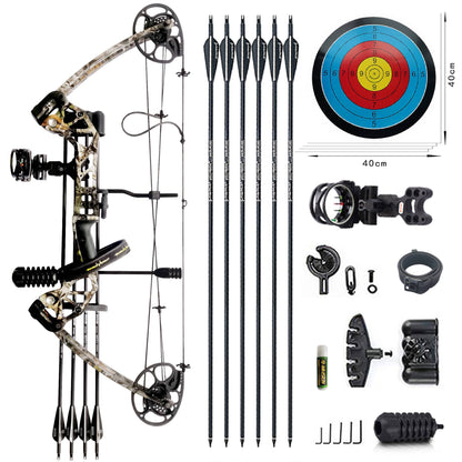 PANDARUS Pan L1 series camouflage Compound Bow for bowfishing and hunting