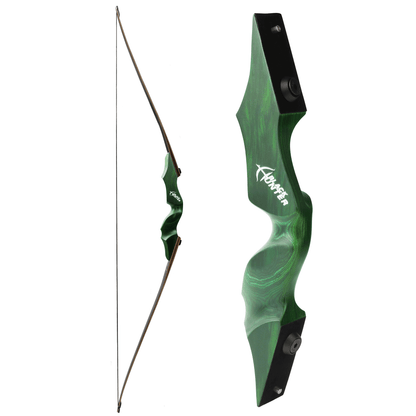 BLACK HUNTER's Hunting Recurve Bow, Perfect LH&RH Archery Tradition Practice Outdoor AAA Archery&Armor