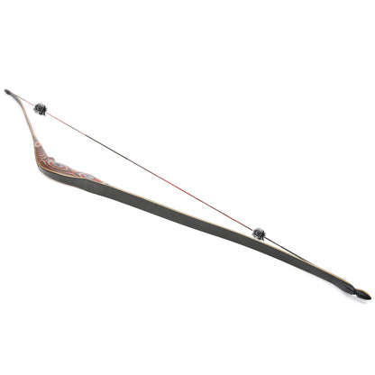 58" Traditional Bow Triangle Bow Archery Hunting 20-55LBS Horsebow Archery Target AAA Archery&Armor