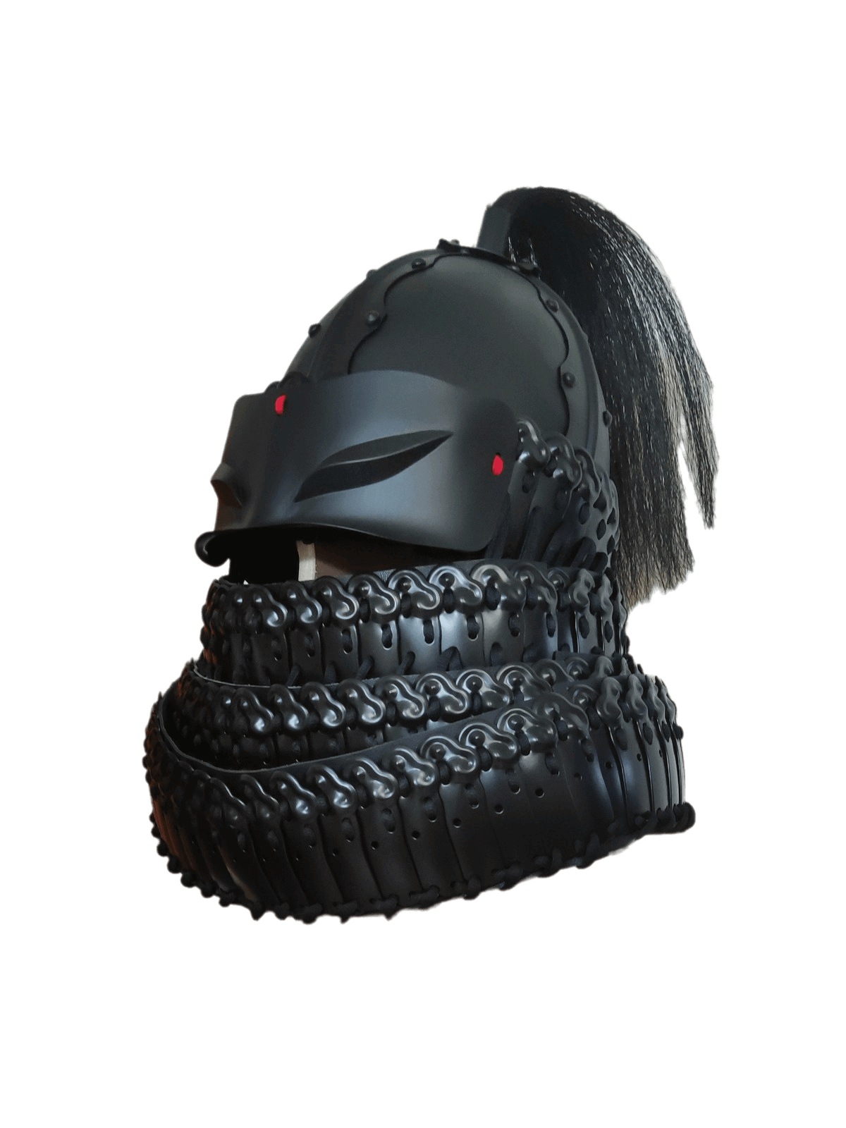 Silver/Black heavy infantry helmet, Customized available