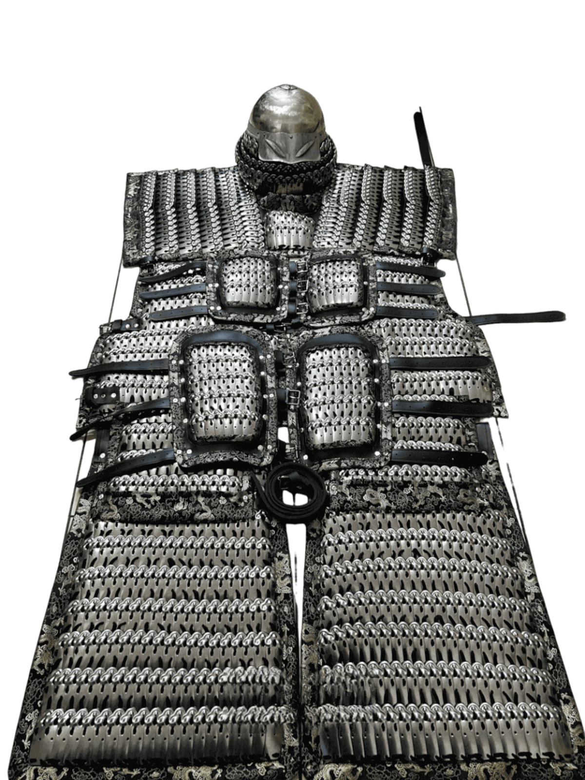 Chinese heavy infantry full-body armor set of cloud pattern lamellar armor