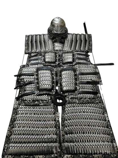 Chinese heavy infantry full-body armor set of cloud pattern lamellar armor