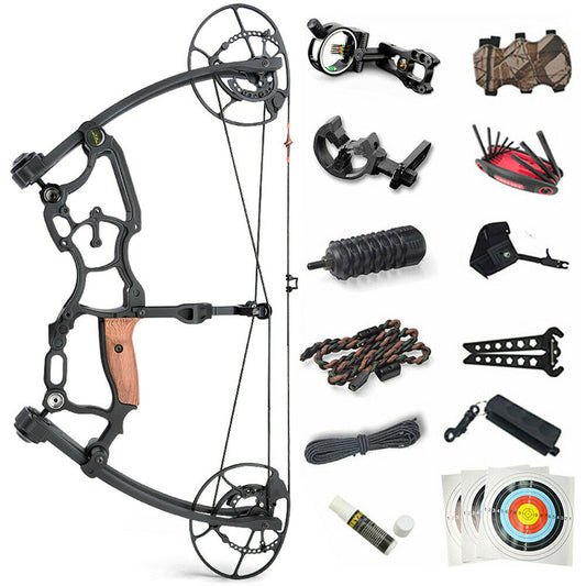 huwairen sf Compound Bow Short Axis Archery 50-75lbs AAA Archery&Armor