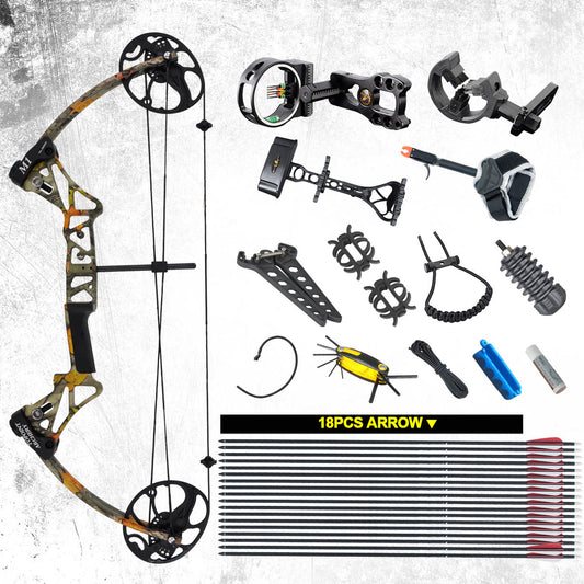 1 Set 19-70lbs M1 Archery Compound Bow AAA Archery&Armor