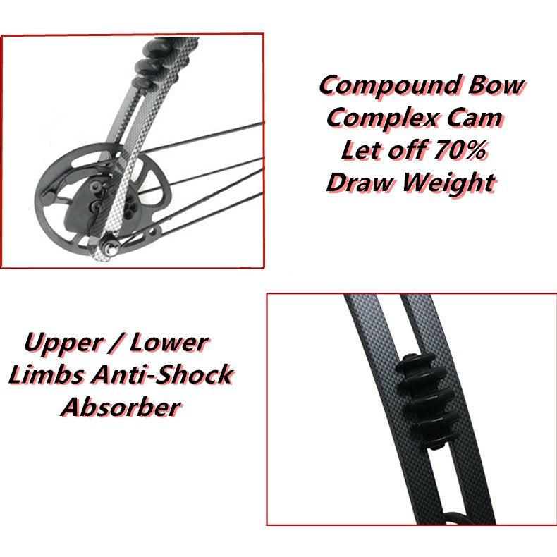 Archery Compound Bow Junxing M107 Adjustable Poundage 35 -55 lbs AAA Archery&Armor