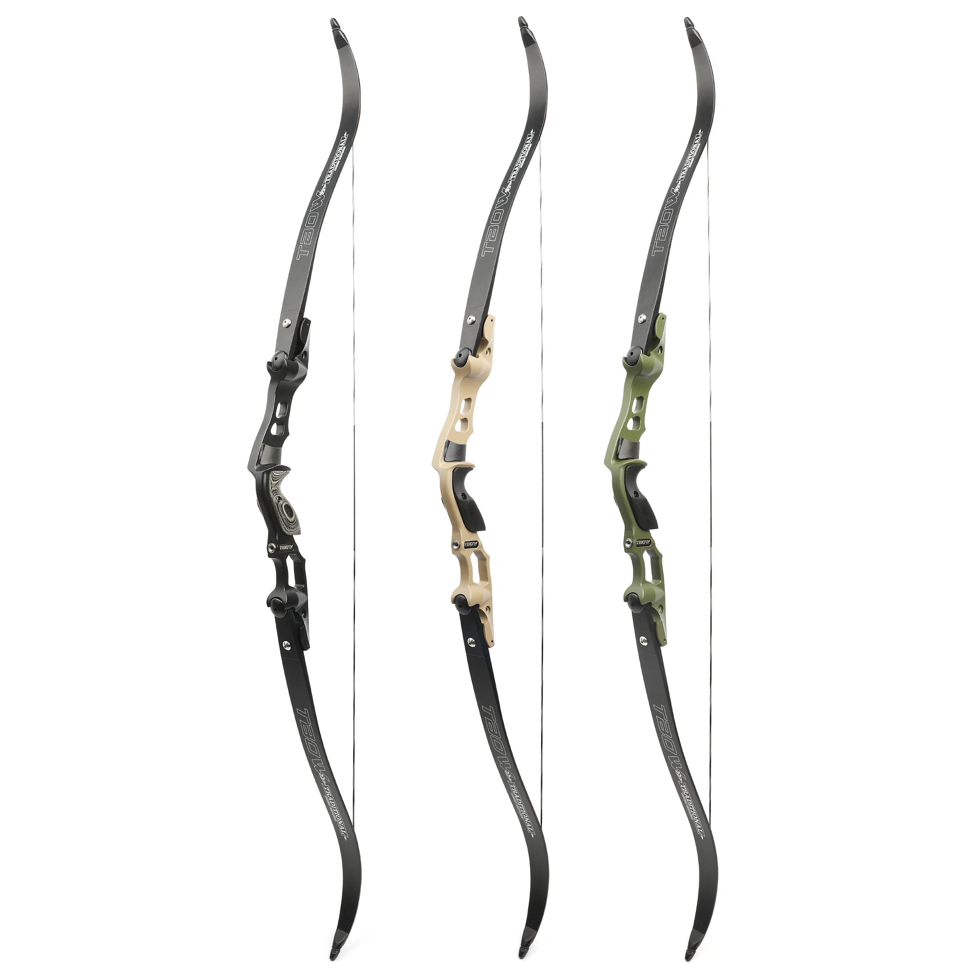 AAA Archery&Armor TBOW 62" Recurve Hunting Bow ILF Target 20-65lbs AAA Archery&Armor